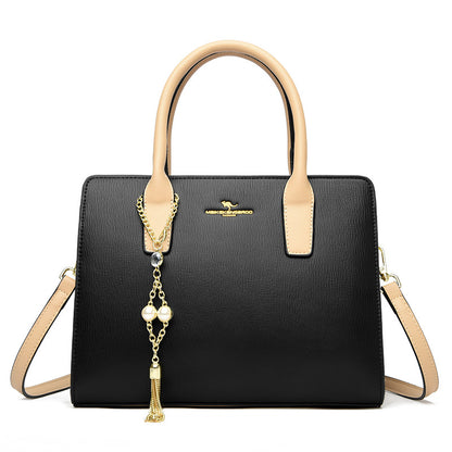 2025 Handbag New Fashion High Sense Mom Bag Versatile Temperament Women's Shoulder Bag Large Capacity Commuter Tote Bag