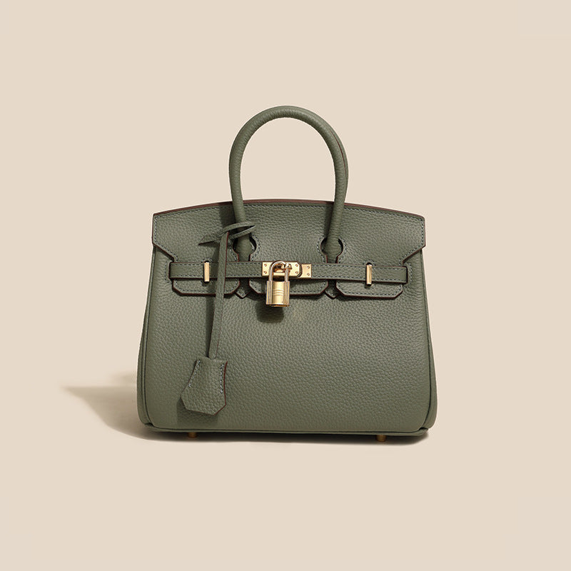 Cross-border new handbag women's leather high-end texture light luxury niche shoulder messenger bag large-capacity fashion women's bag