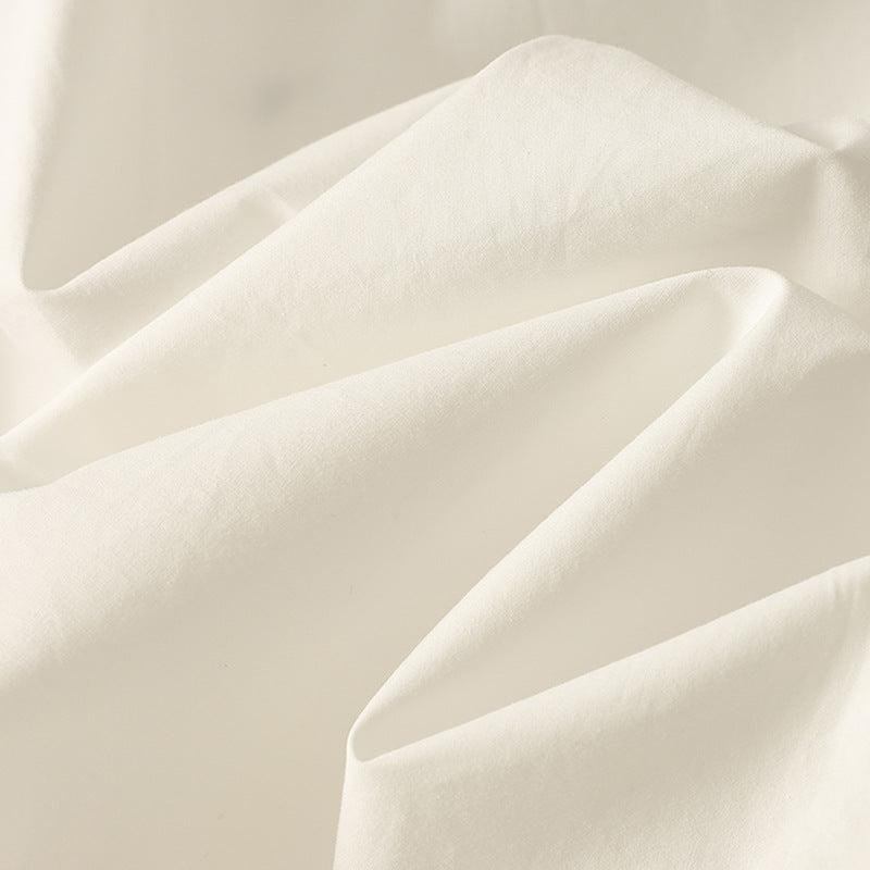 summer new literary and retro heavy industry embroidered flower short-sleeved shirt versatile lace collar lace-up shirt