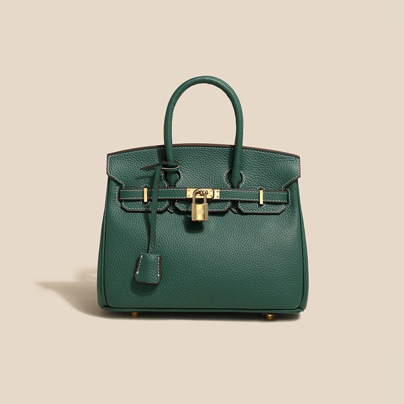 Cross-border new handbag women's leather high-end texture light luxury niche shoulder messenger bag large-capacity fashion women's bag