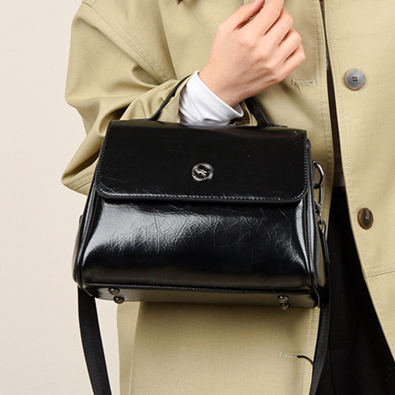 2025 Handbag Premium light luxury women's bag spring fashion simple women's shoulder bag versatile commuter messenger bag