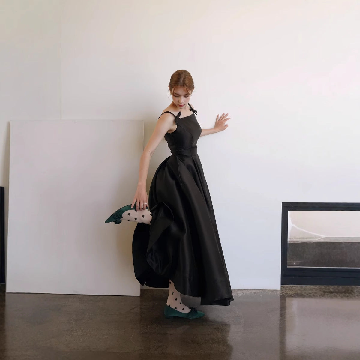 2025 bride sexy suspender light wedding dress satin welcome wedding dress Mori tie license registration small dress skirt women wholesale