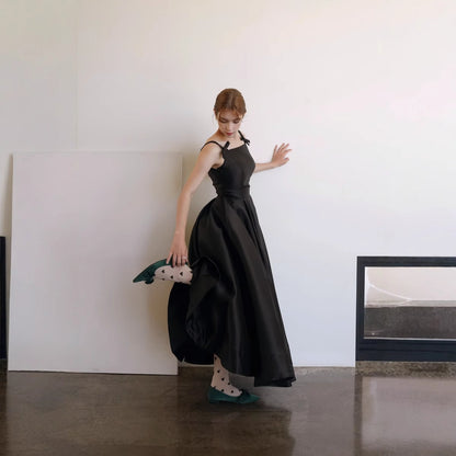 2025 bride sexy suspender light wedding dress satin welcome wedding dress Mori tie license registration small dress skirt women wholesale