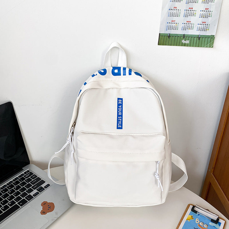 2025 Korean fashion simple backpack female commuter backpack little girl trend casual backpack student schoolbag