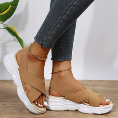 Back to school lovevop  Women's Shoes Summer  Comfort Casual Sport Sandals Women Beach Wedge Sandals Women Platform Sandals Roman Sandals Plus Size