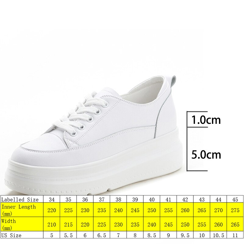 lovevop  6Cm Women Summer Shoes Platform Flats White Genuine Leather Air Mesh Hollow Thick Sole Wedge Heel Zapatos Para Mujer