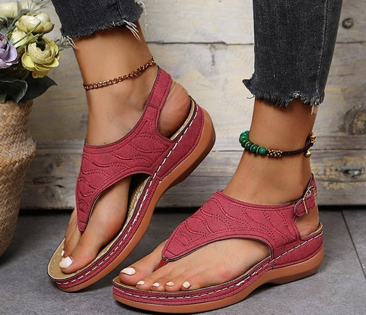 Back to school outfit lovevop  lovevop Summer Oxford Women Sandals Flats Slippers Pu Leather Flip Flops Belt Buckle Female Shoes  New Rome Fashion Women Slides