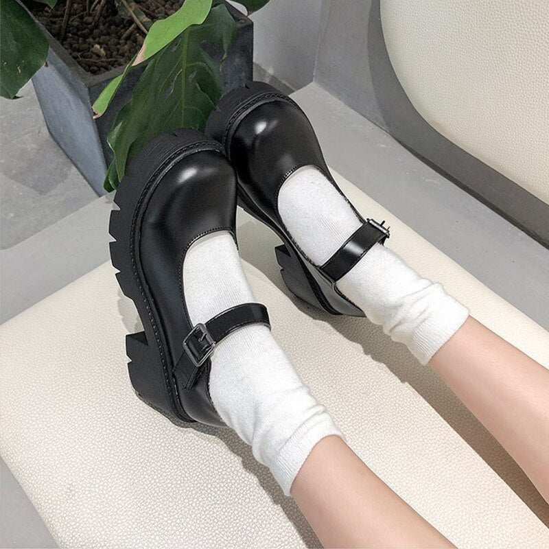 lovevop  Lolita Shoes Woman Platform Mary Janes Women's Cosplay High Heels Shoes Ladies Original Design Pumps Female Casual Shoes