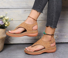 Back to school outfit lovevop  lovevop Summer Oxford Women Sandals Flats Slippers Pu Leather Flip Flops Belt Buckle Female Shoes  New Rome Fashion Women Slides