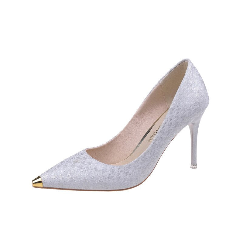 lovevop    New   Pointed Toe Party Shoes Ladies Thin Heels Pumps Women Pumps PVC Transparent High Heels Sandalias De Las Mujeres