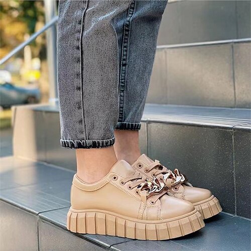 Back to school lovevop   Women Autumn Fashion Lace Up Sneakers Ladies New Platform Casual Sports Shoes Female Original Breathable Shoes Plus Size 43