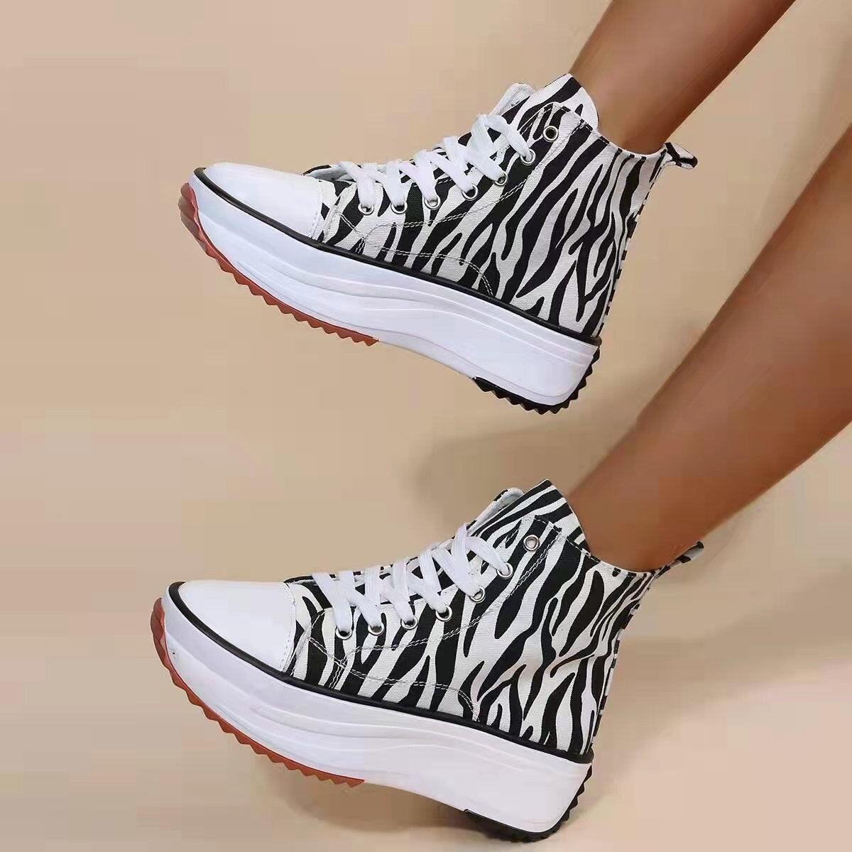 Back To School lovevop  Canvas Shoes  Women Trainers Women High Top Sneaker Lady Autumn Female Platform Vulcanized Footwear Girl Fashion Sneakers