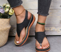 Back to school outfit lovevop  lovevop Summer Oxford Women Sandals Flats Slippers Pu Leather Flip Flops Belt Buckle Female Shoes  New Rome Fashion Women Slides