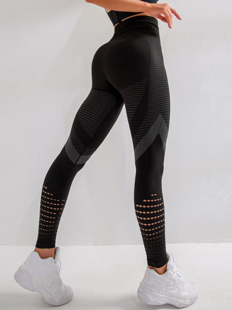 Women's Running Elastic High Waist Yoga Sports Leggings