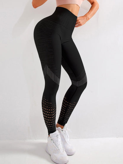 Women's Running Elastic High Waist Yoga Sports Leggings