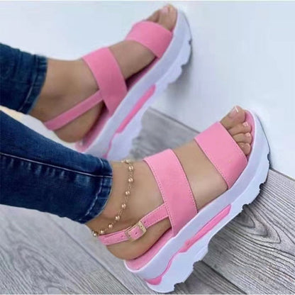 lovevop Sandals Women 2024 New Platform Sandals Summer Shoes Women Heels Sandalias Mujer Lightweight Wedges Shoes Platform Heels Sandals