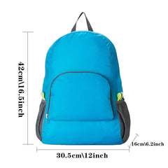 Back to college Foldable Backpack Camping Hiking Ultralight Folding Travel Daypack Bag  Outdoor Mountaineering Sports Daypack For Men Women