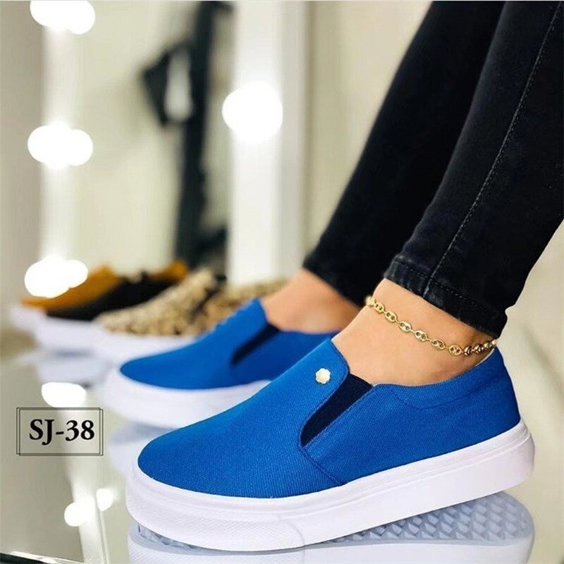 lovevop Women's Shoes  New Fashion Large Size Women's Single Shoes Daily Casual Lazy Slip-On Women's Loafers