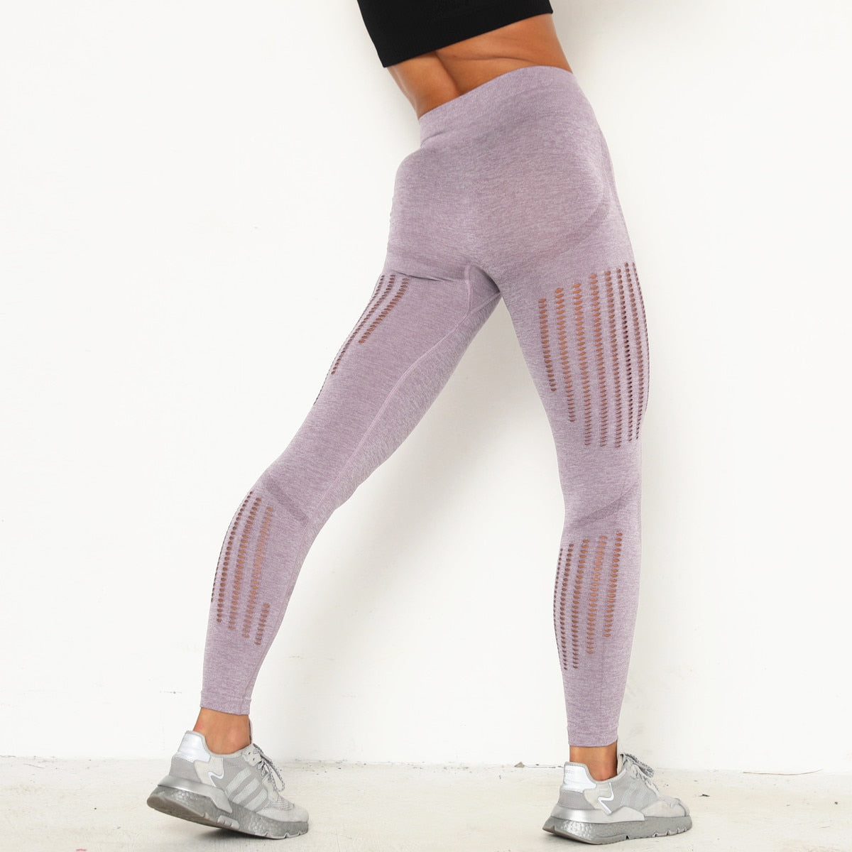 Women's Leggings Sexy Mesh Push Up High Waist Workout Pants