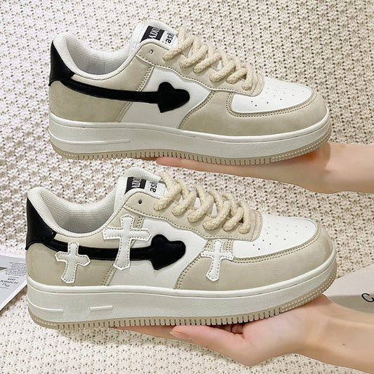 Thanksgiving  lovevop  New  Designer Women Sport Shoes Fashion Vulcanized Sneakers Women Casual Shoes Luxury Ladies Flats Quality Walking Sneakers