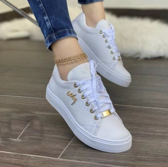 lovevop  New Design Women Sneakers Fashion Breathable Non-Slip Shoes Women Thick Bottom Sneakers Women Leisure Footwear Plus Size