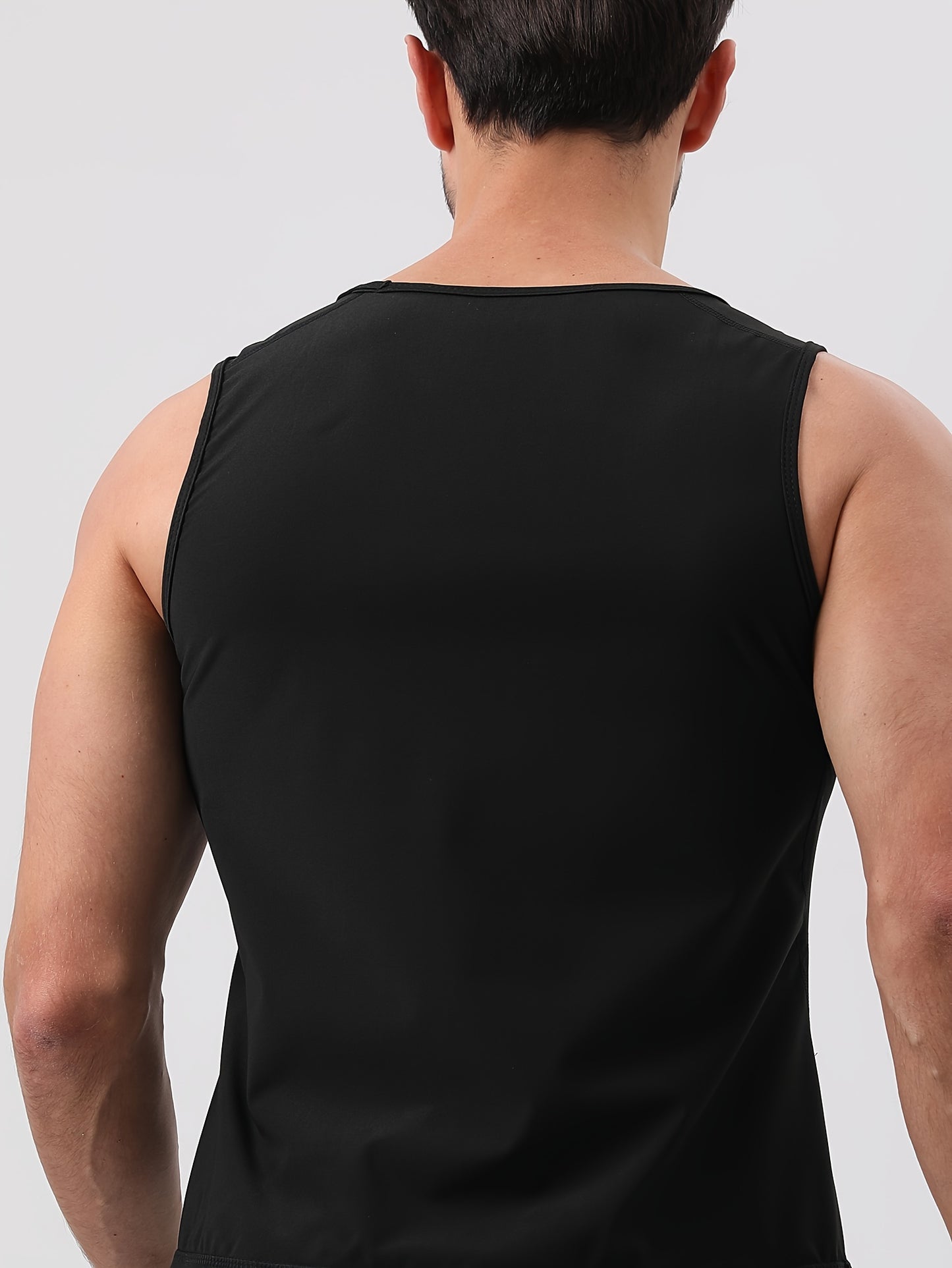 Buy 2 Get 1 Free, total of 3 Pack Mens Sweat Vests - Quick-Drying Zipper Closure, Four-Way Stretch Fabric, Streamlined Silhouette, Ergonomic Design, Moisture-Wicking Technology - Value Bundle for Multiple Workouts, Ideal for Gym, Running, Yoga, and Other