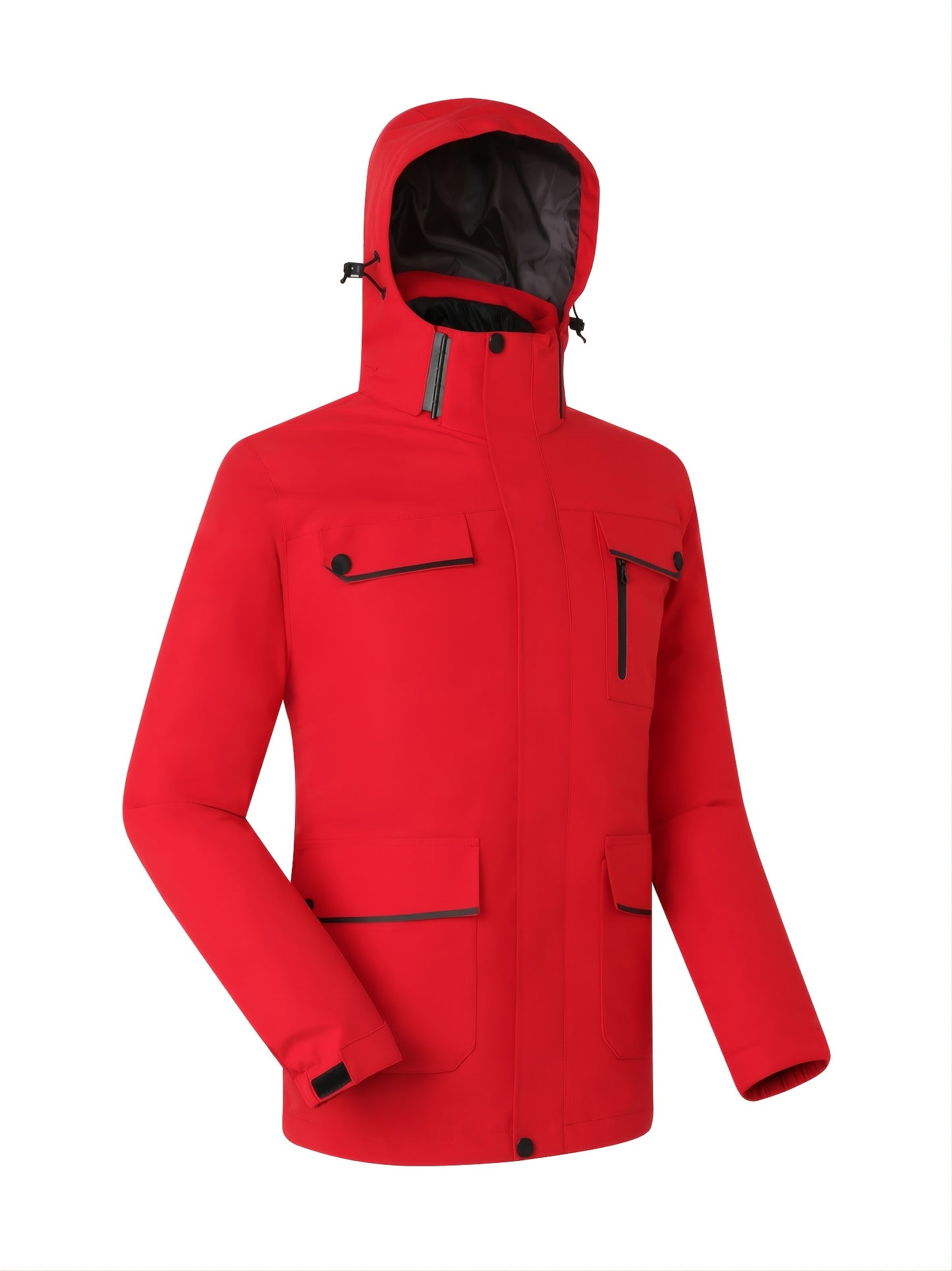 Women's 3-in-1 Waterproof Down Jacket with Ultra Thermal Hood and Taped Seams