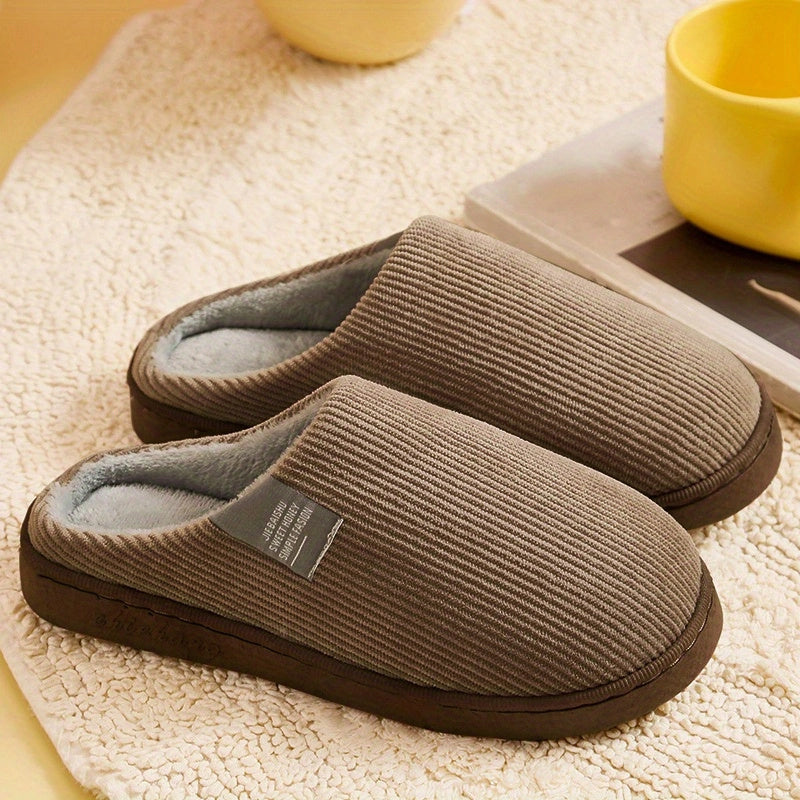 「lovevop」Women's Thick Bottom Home Slippers, Household Plush Slippers, Anti-slip Thermal Slippers