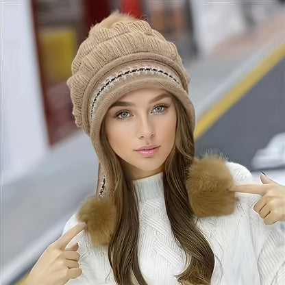 Fantasy Fleece Beanie - Balaclavas with Earflap, Stretchy Acrylic Fabric, Adjustable Cap, Storage Pocket, Hand Washable or Dry Cleanable for Ultimate Comfort and Versatility