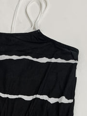 「lovevop」Color Block Cami Dress, Drawstring Waist Sleeveless Dress For Summer & Spring, Women's Clothing