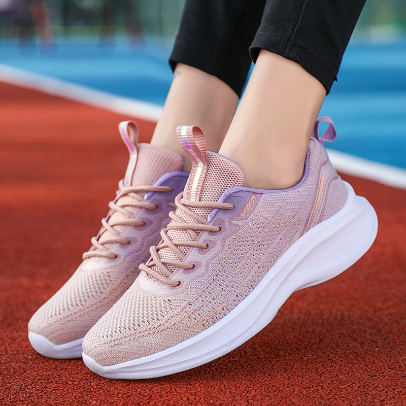 「lovevop」Women Lightweight Breathable Flying Weave Running Shoes