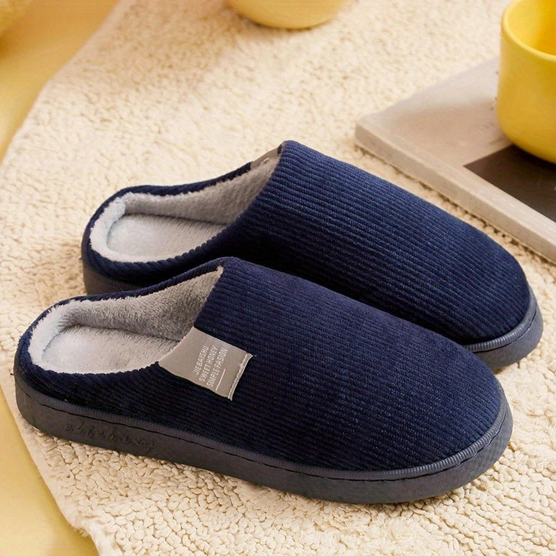 「lovevop」Women's Thick Bottom Home Slippers, Household Plush Slippers, Anti-slip Thermal Slippers