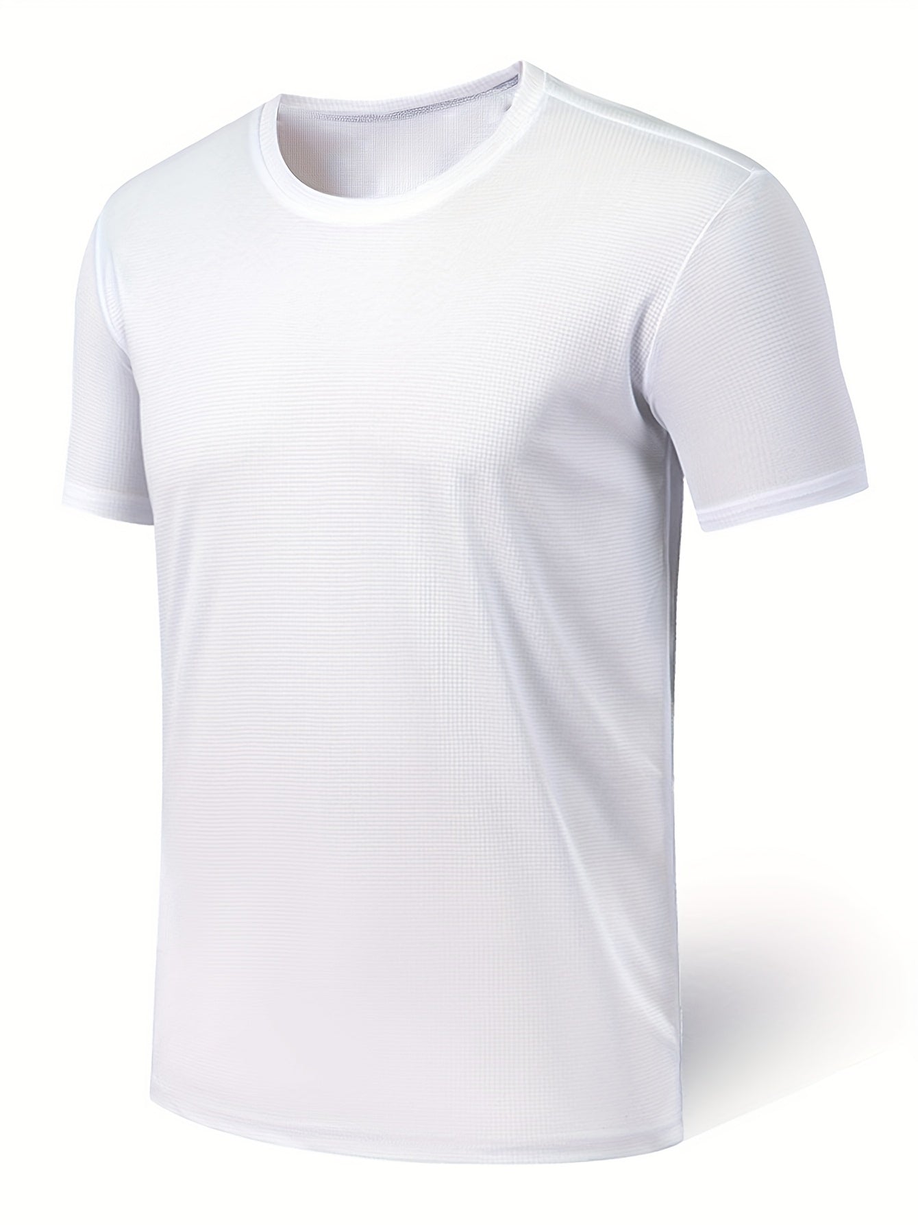 Quick-Drying Men's Activewear T-Shirt - Lightweight, Breathable, Stretchy - Perfect for Indoor and Outdoor Fitness