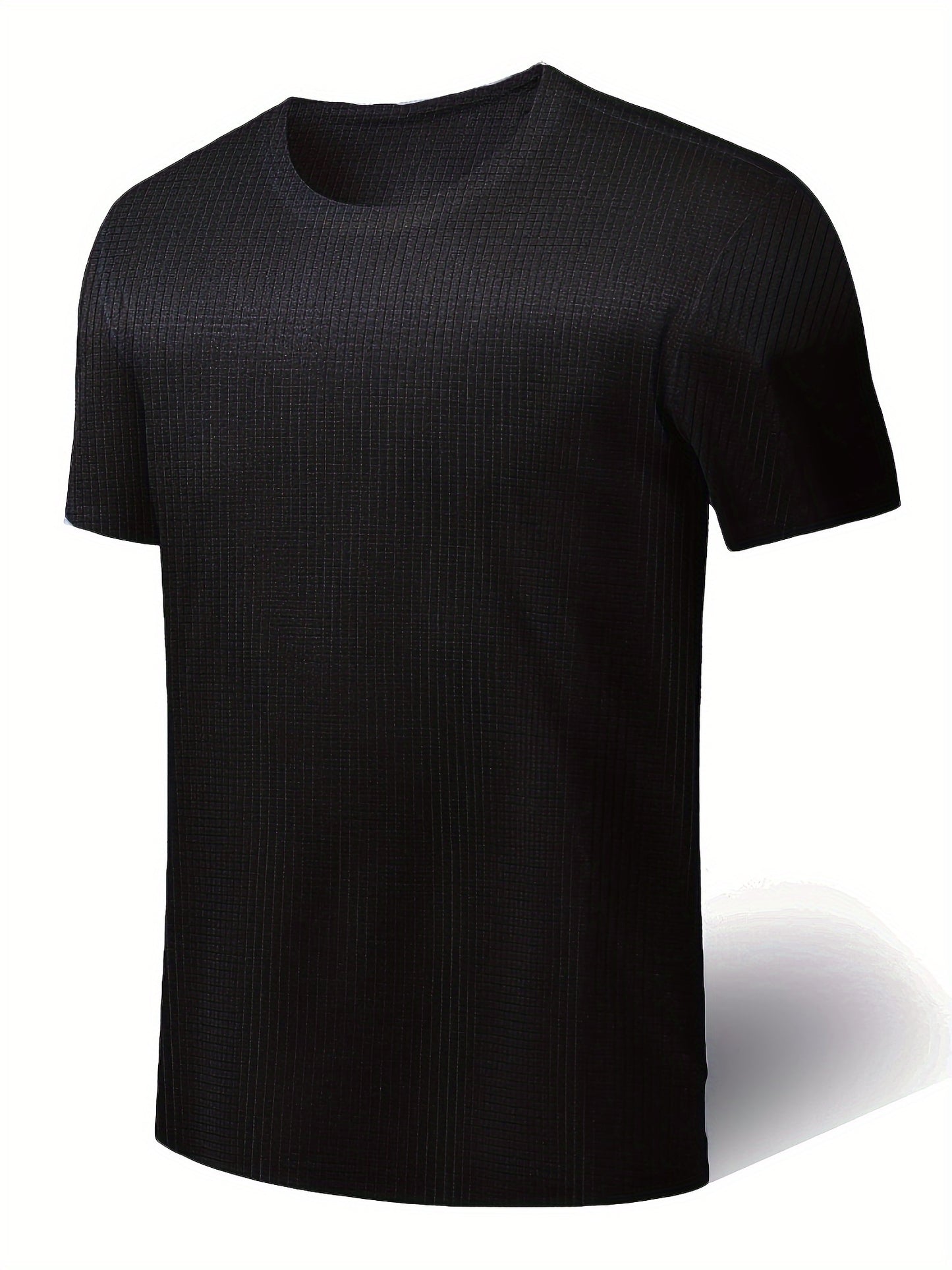 Quick-Drying Men's Activewear T-Shirt - Lightweight, Breathable, Stretchy - Perfect for Indoor and Outdoor Fitness