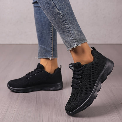 「lovevop」Women's Knit Sneakers, Lightweight Casual Breathable Running Shoes