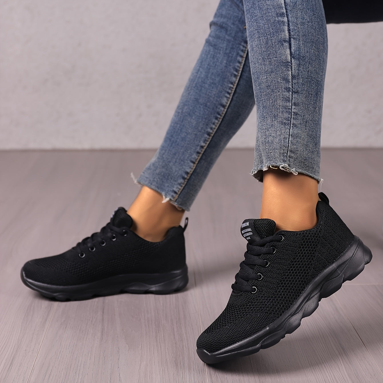 「lovevop」Women's Knit Sneakers, Lightweight Casual Breathable Running Shoes