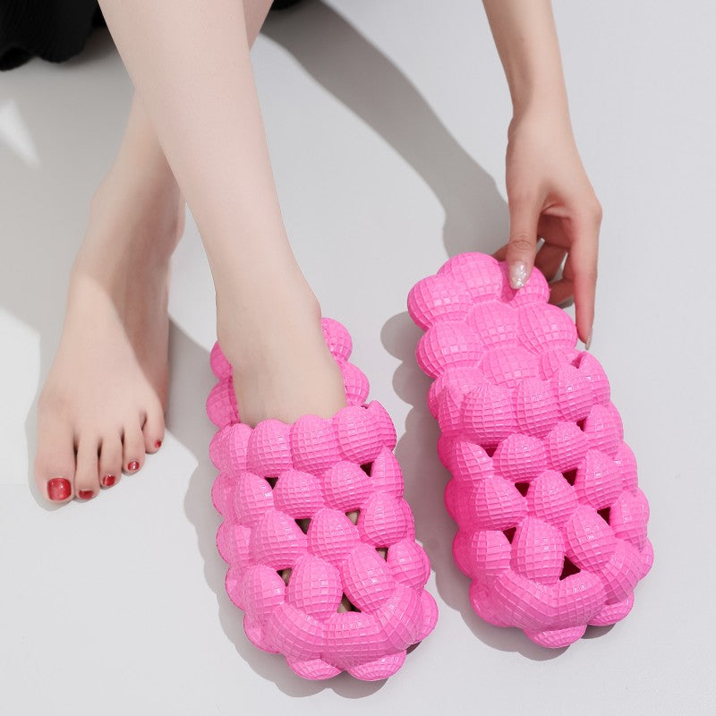 「lovevop」Women's Soft & Comfy Bubble Slides Slippers - Perfect for Indoor & Outdoor Use!