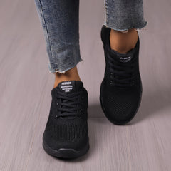 「lovevop」Women's Knit Sneakers, Lightweight Casual Breathable Running Shoes
