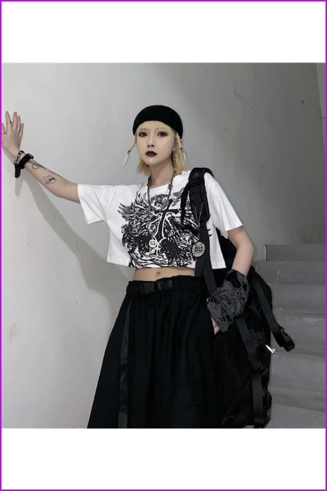 lovevop New Korean Style Short Sleeve Tops T-shirts FW3551