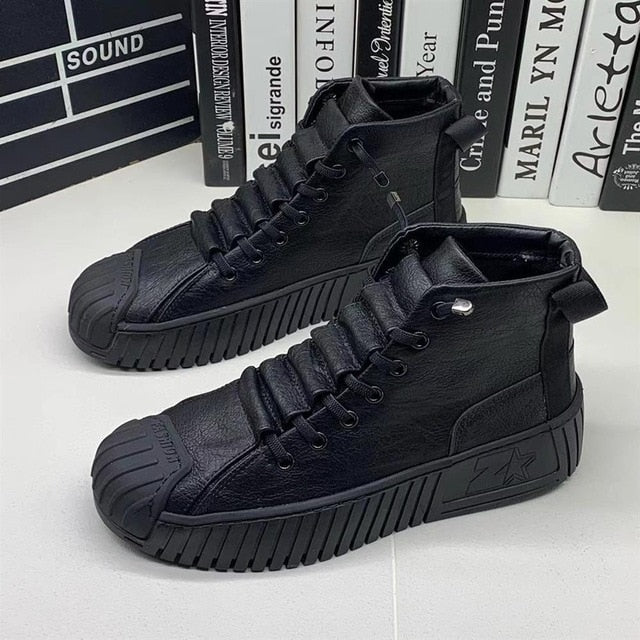 lovevop Autumn and winter New Men Martin boots The increased boots Fashion casual shoes board shoes High quality -06-15