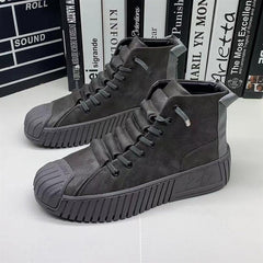 lovevop Autumn and winter New Men Martin boots The increased boots Fashion casual shoes board shoes High quality 06-15