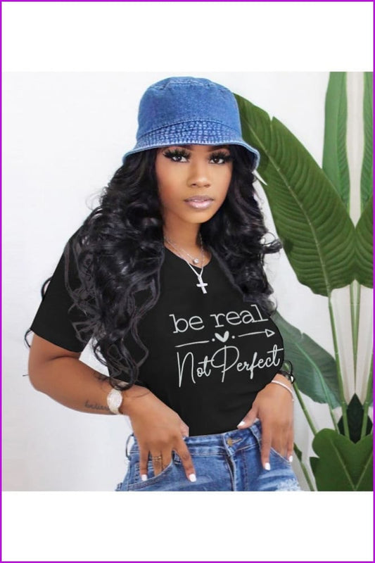 lovevop Simple Design Women Letter Short Sleeve T-shirt FW8201