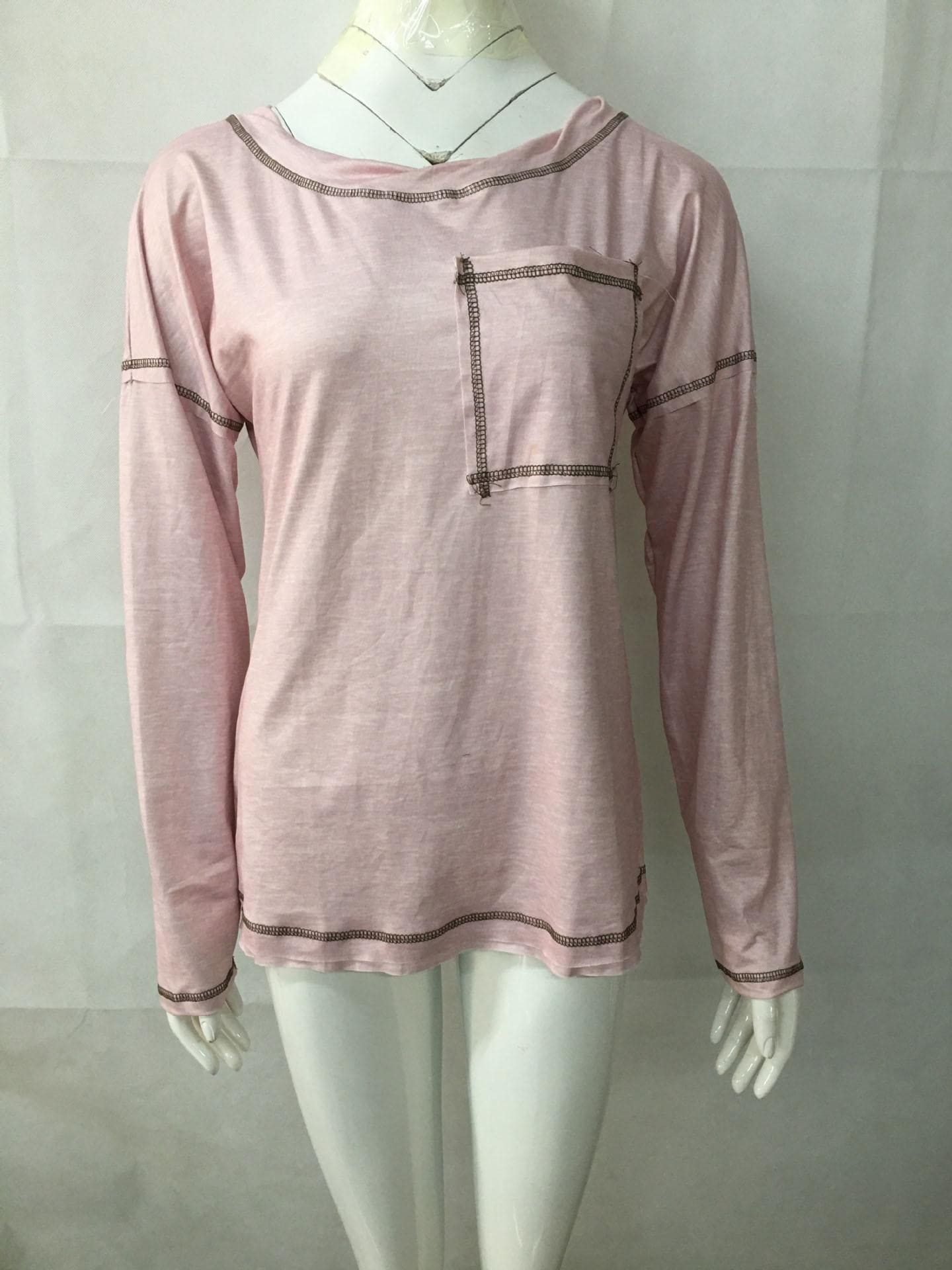 lovevop Casual Loose Fashion Autumn Long Sleeve T-Shirt