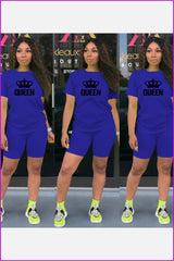 lovevop Casual T-Shirt And Shorts 2 Piece Summer Outfits