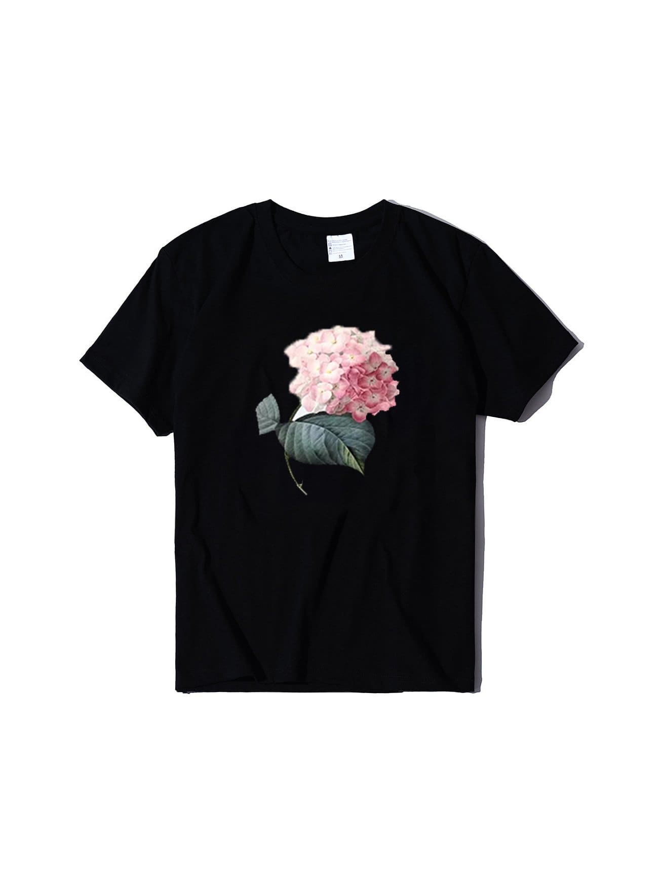 lovevop Crew Neck Printed Loose Summer T-Shirt Women
