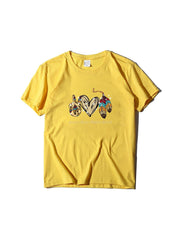 lovevop Fashion Casual Versatile Women Printed T-Shirt