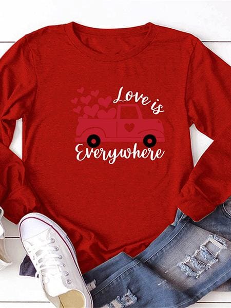 lovevop Graphic Printed T-Shirt Foe Women