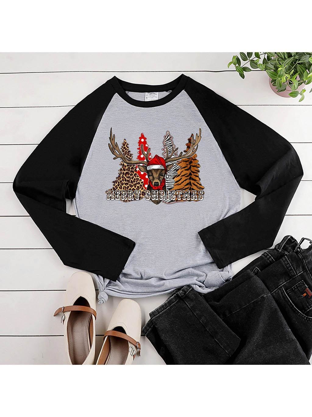 lovevop New Arrival Casual Christmas T-Shirt For Women