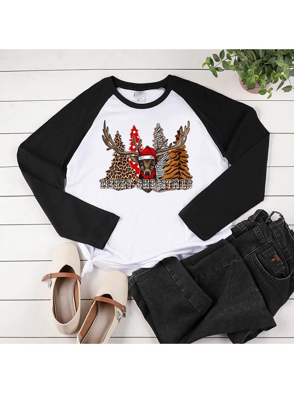 lovevop New Arrival Casual Christmas T-Shirt For Women