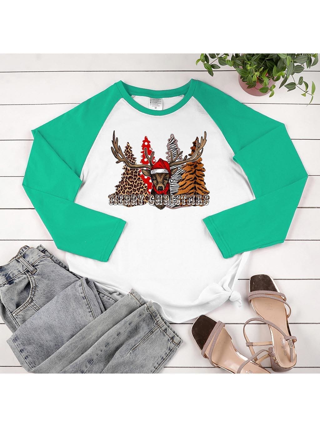 lovevop New Arrival Casual Christmas T-Shirt For Women